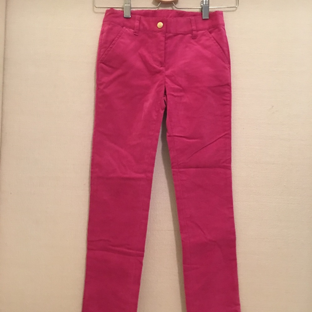 Brooks Brothers Girls Hot Pink Corduroy Pants
